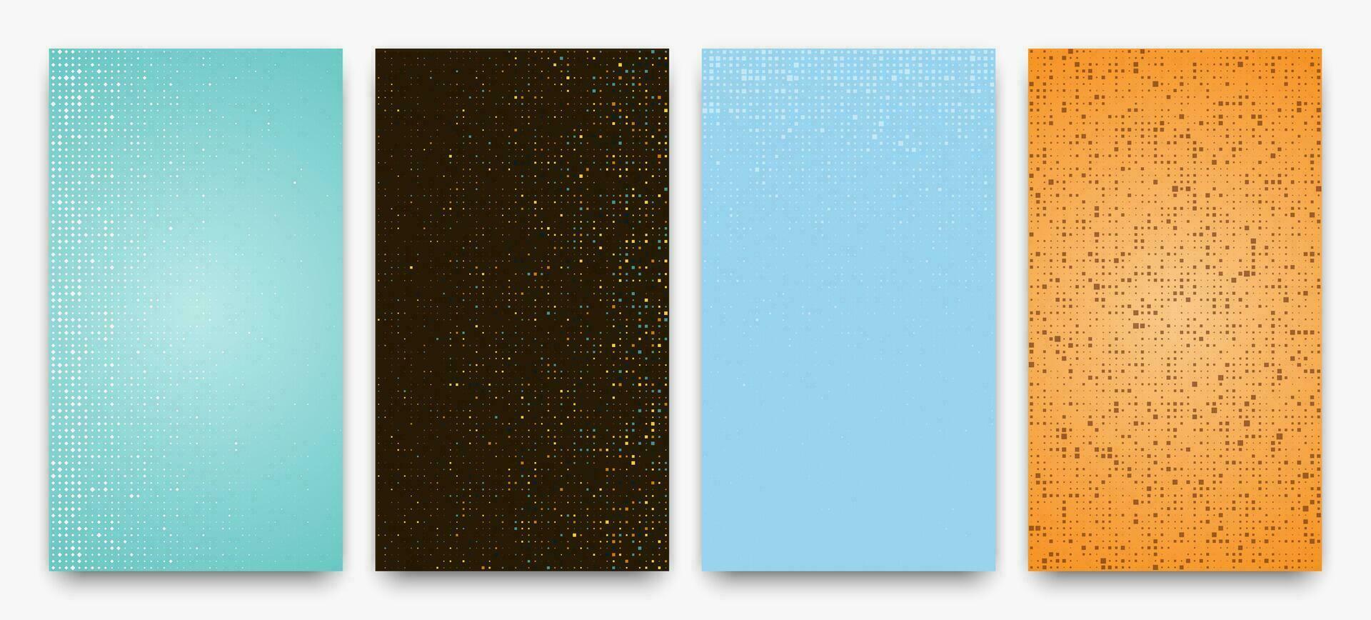 Abstract geometric background of squares vector