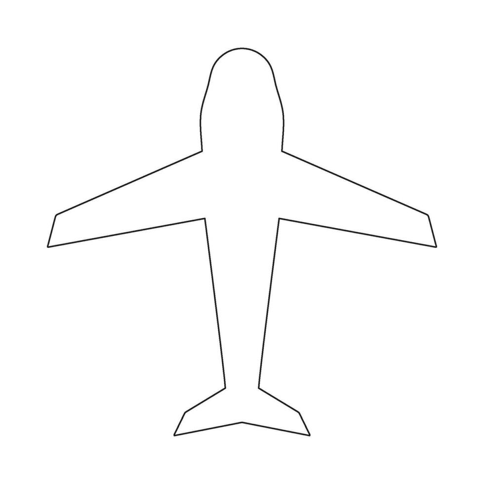 airplane icon vector