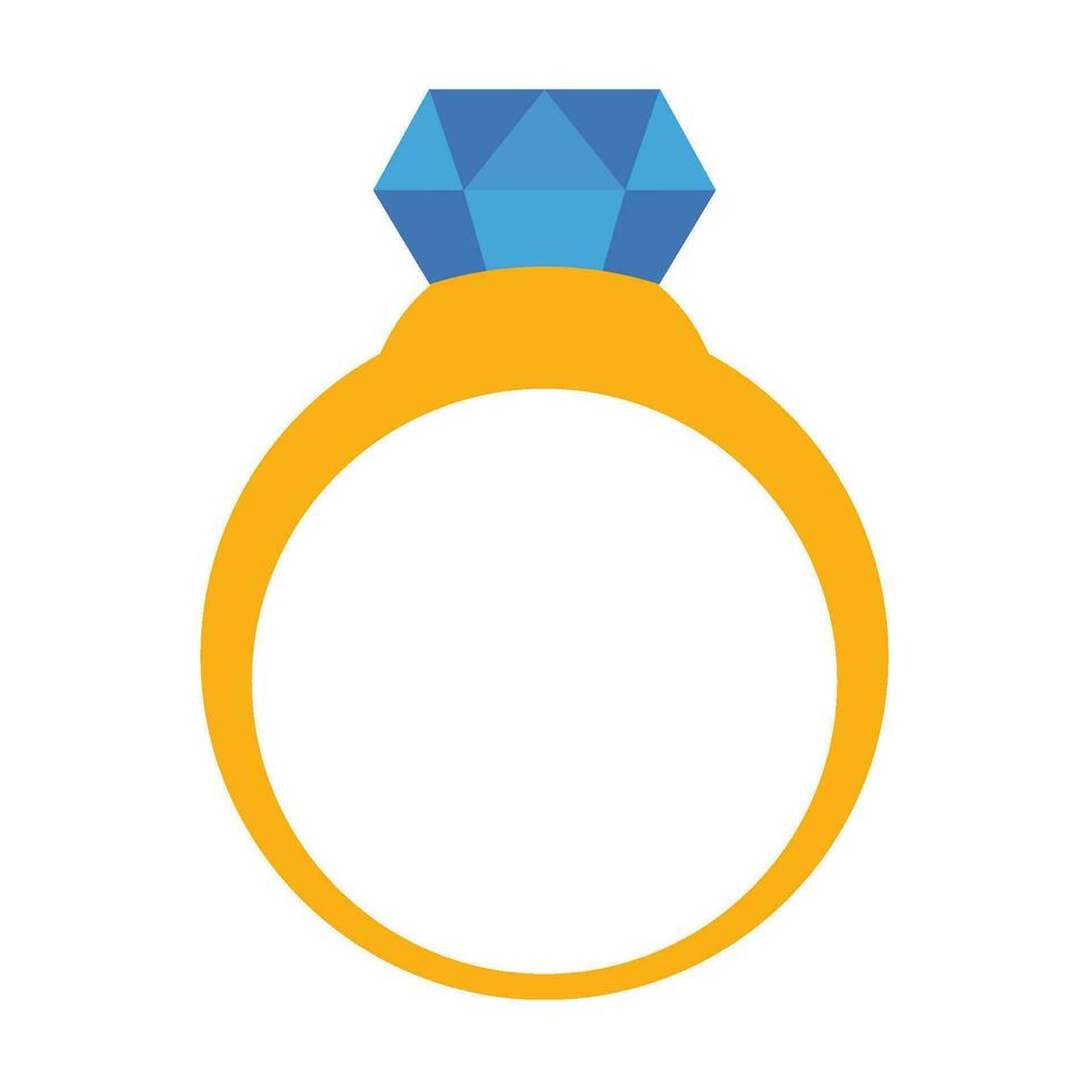 Diamond Ring icon vector