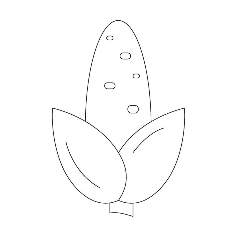 Corn icon vector