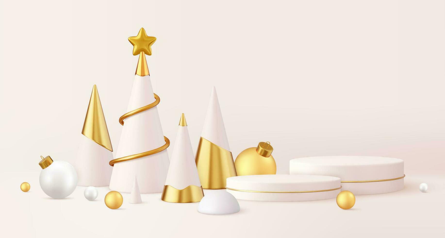 3d christmas design, vector