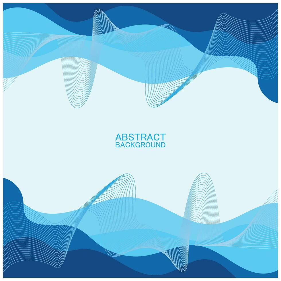 Abstract beach wave background design with blue vector combination, concept design for book cover, wallpaper, swimming pool, marine, lake