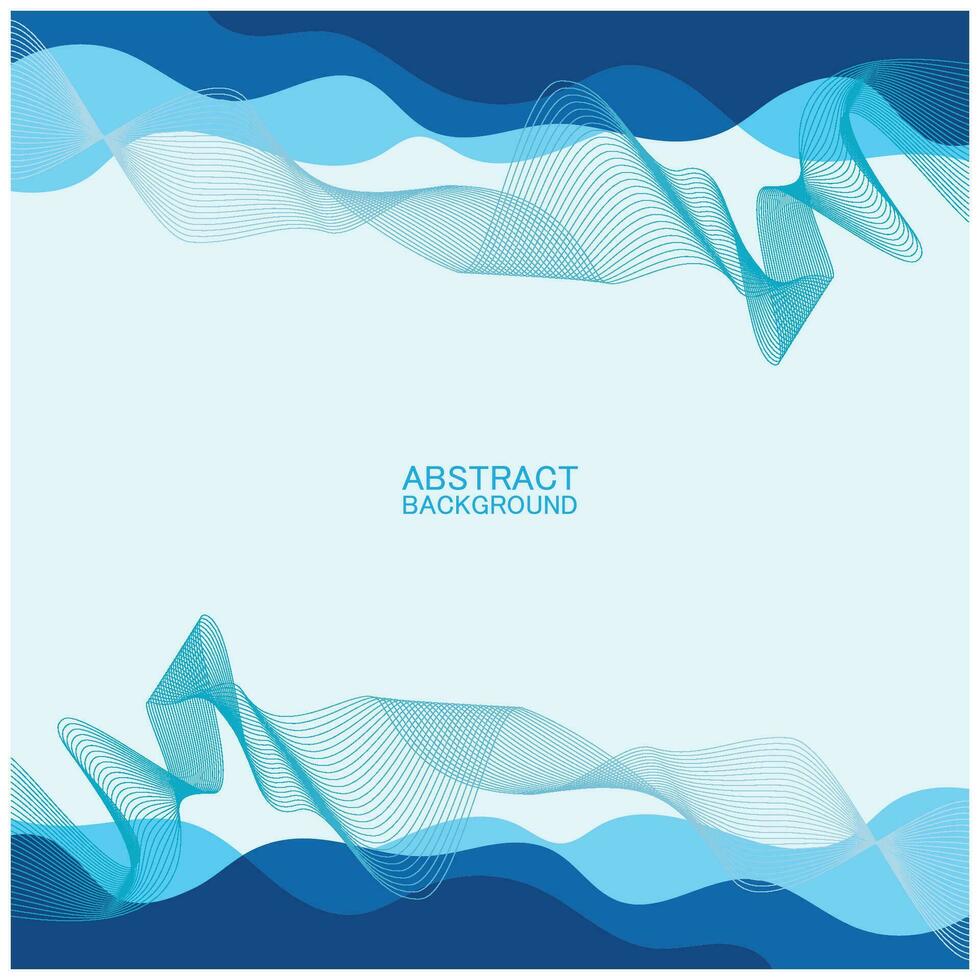 Abstract beach wave background design with blue vector combination, concept design for book cover, wallpaper, swimming pool, marine, lake