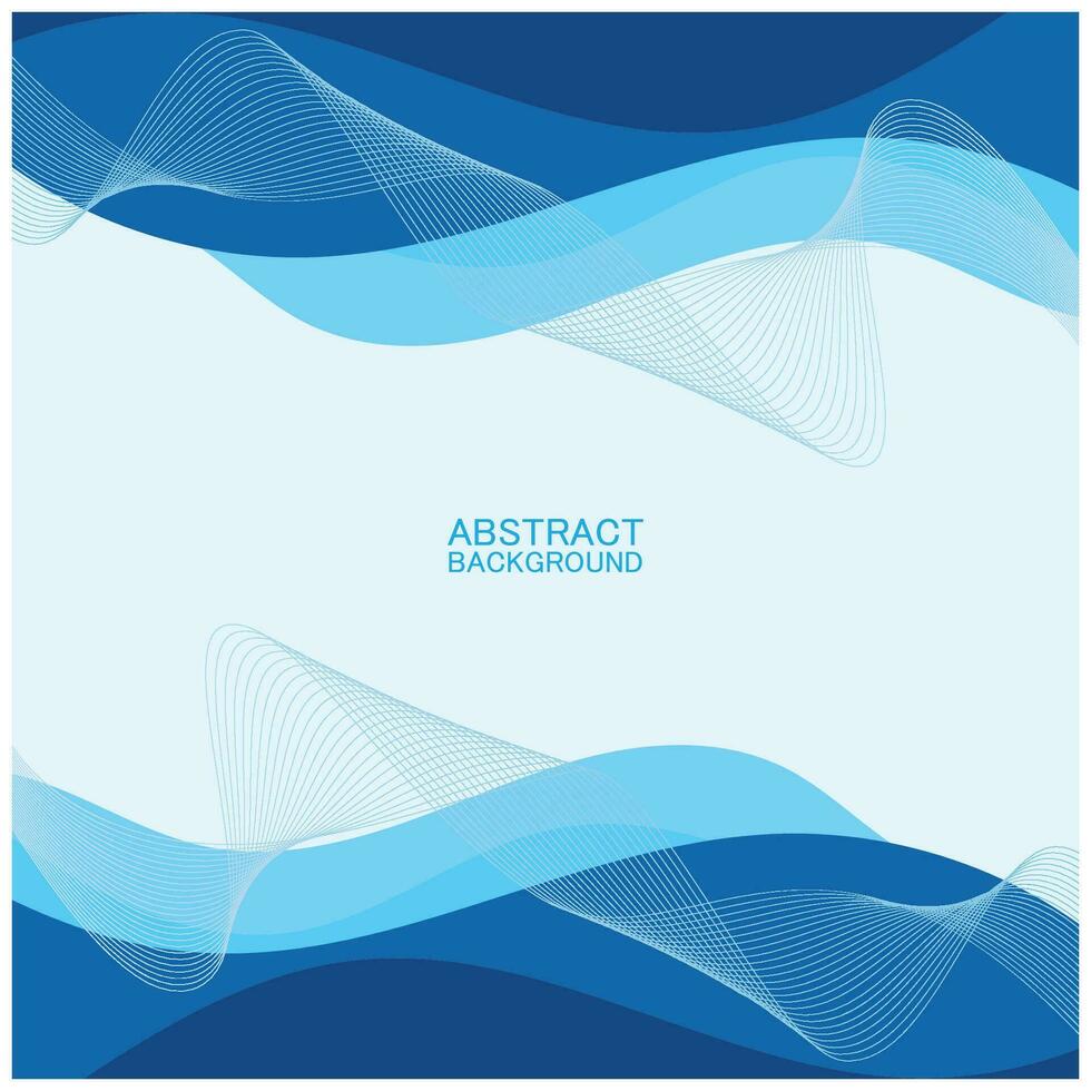 Abstract beach wave background design with blue vector combination, concept design for book cover, wallpaper, swimming pool, marine, lake