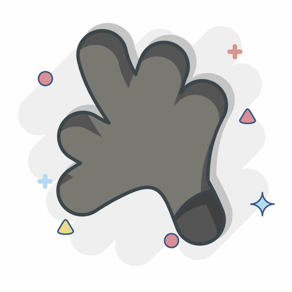 Icon Ginger. related to Herbs and Spices symbol. comic style. simple design editable. simple illustration vector