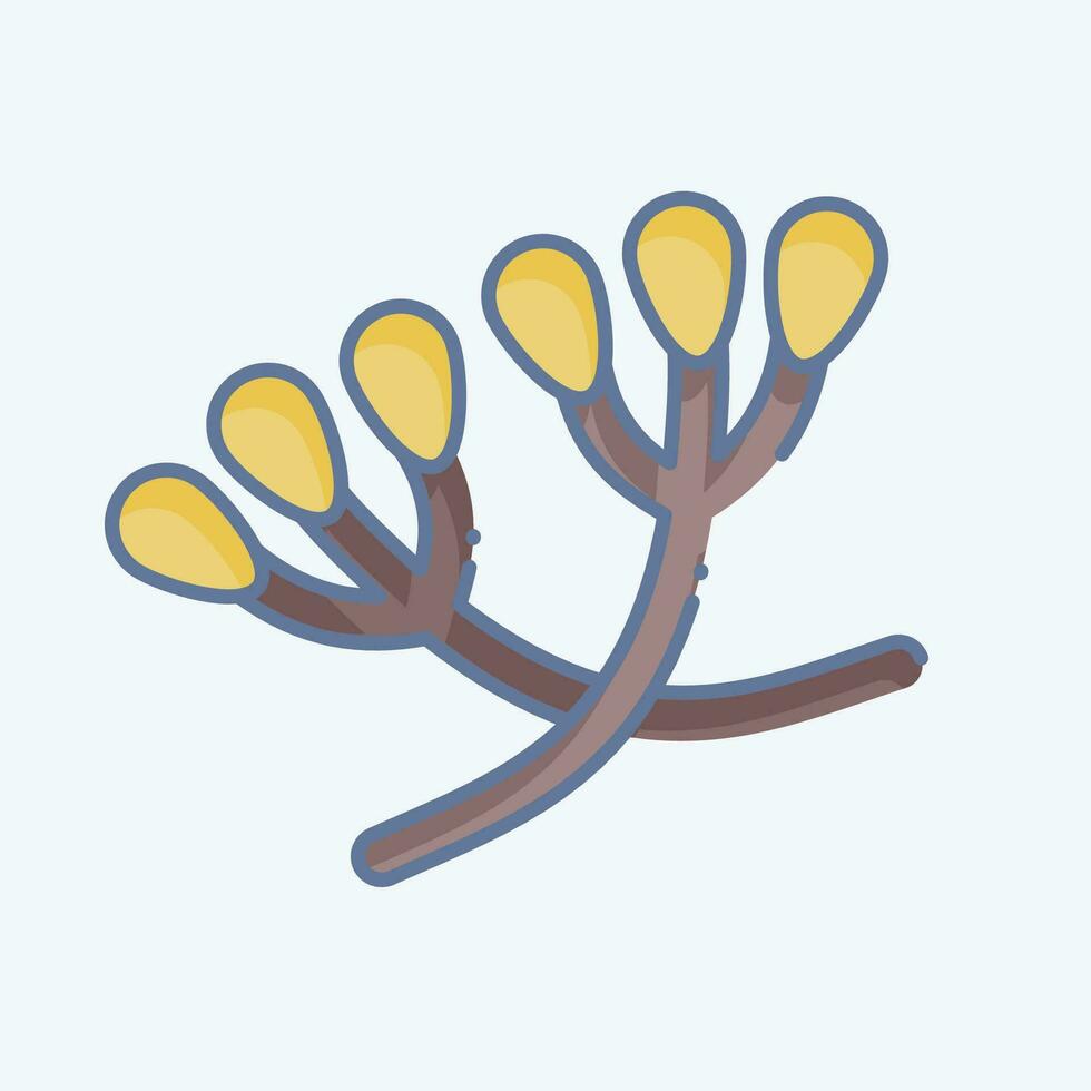 Icon Caraway. related to Herbs and Spices symbol. doodle style. simple design editable. simple illustration vector