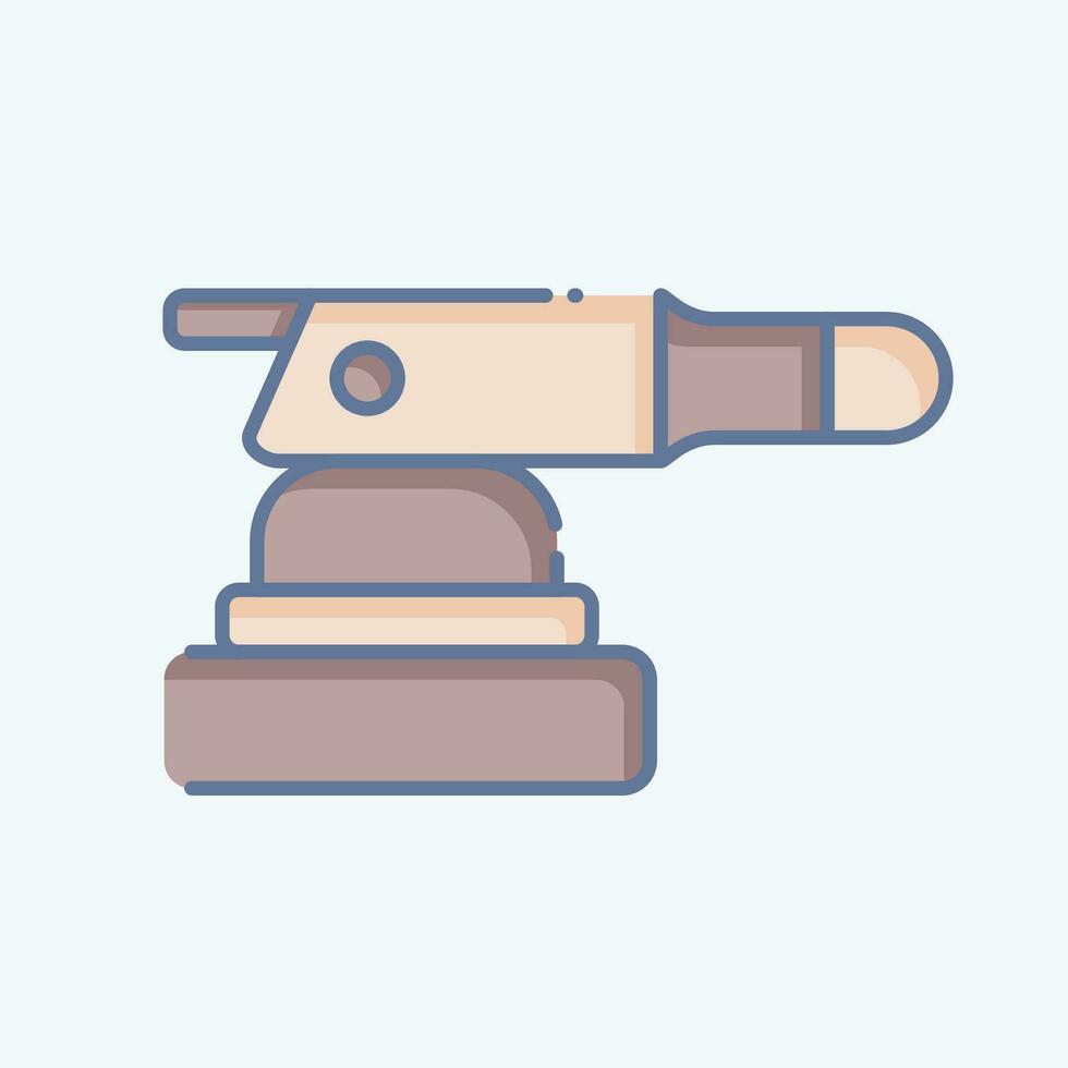Icon Polishers. related to Construction symbol. doodle style. simple design editable. simple illustration vector