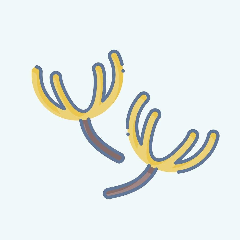 Icon Thyme. related to Herbs and Spices symbol. doodle style. simple design editable. simple illustration vector