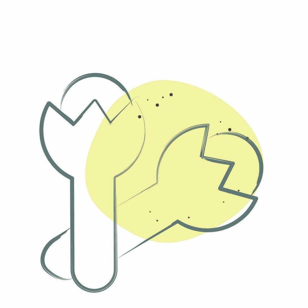 Icon Cloves. related to Herbs and Spices symbol. Color Spot Style. simple design editable. simple illustration vector