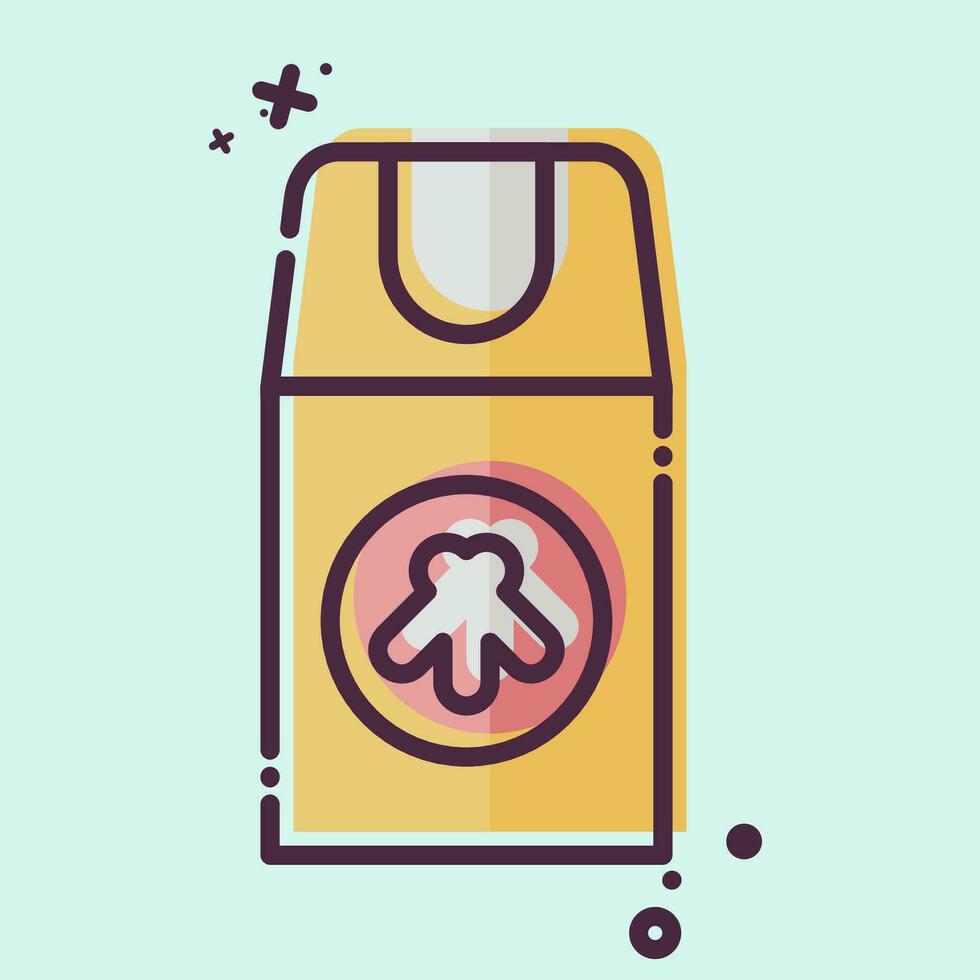 Icon Insect Repellant. related to Backpacker symbol. MBE style. simple design editable. simple illustration vector