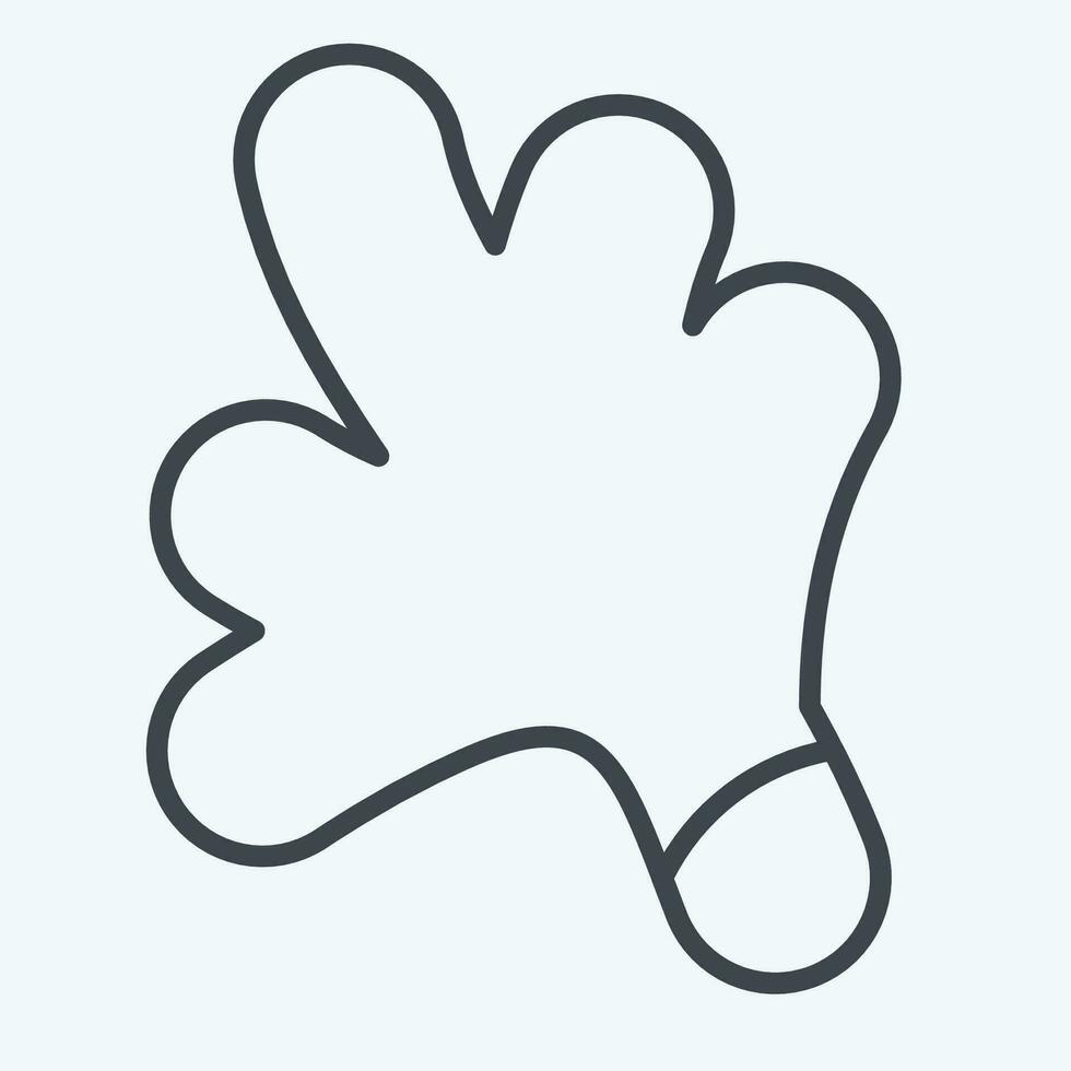 icono jengibre. relacionado a hierbas y especias símbolo. línea estilo. sencillo diseño editable. sencillo ilustración vector