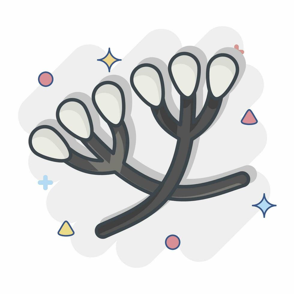 Icon Caraway. related to Herbs and Spices symbol. comic style. simple design editable. simple illustration vector