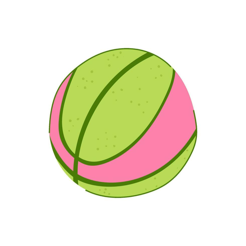 equipment basketball ball cartoon vector illustration