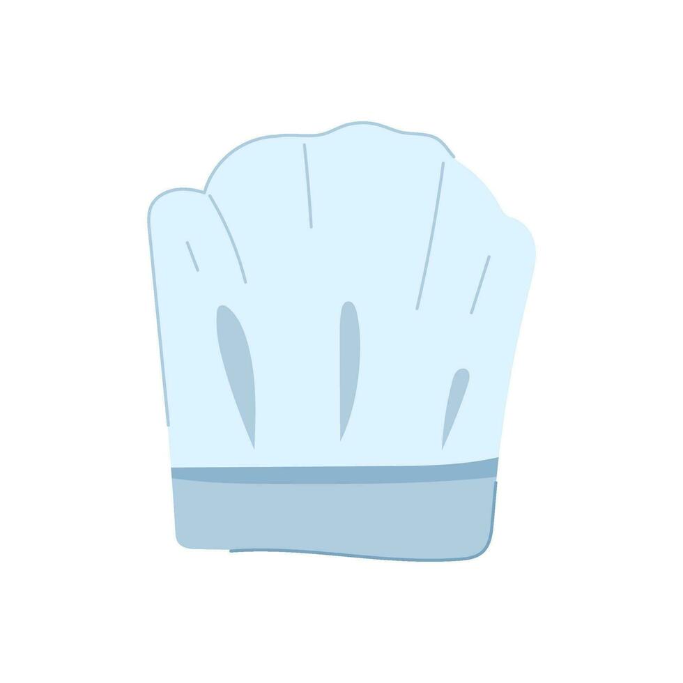 cook chef hat cartoon vector illustration