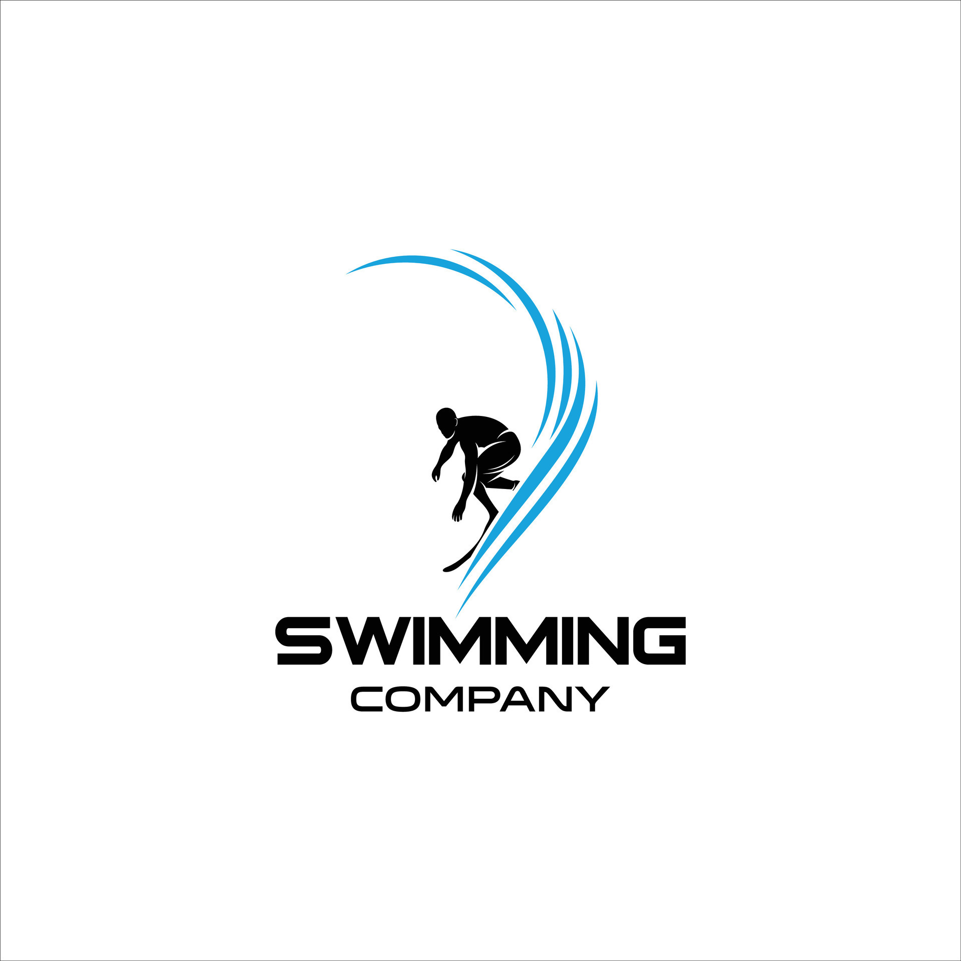 Swimming company logo 35726112 Vector Art at Vecteezy