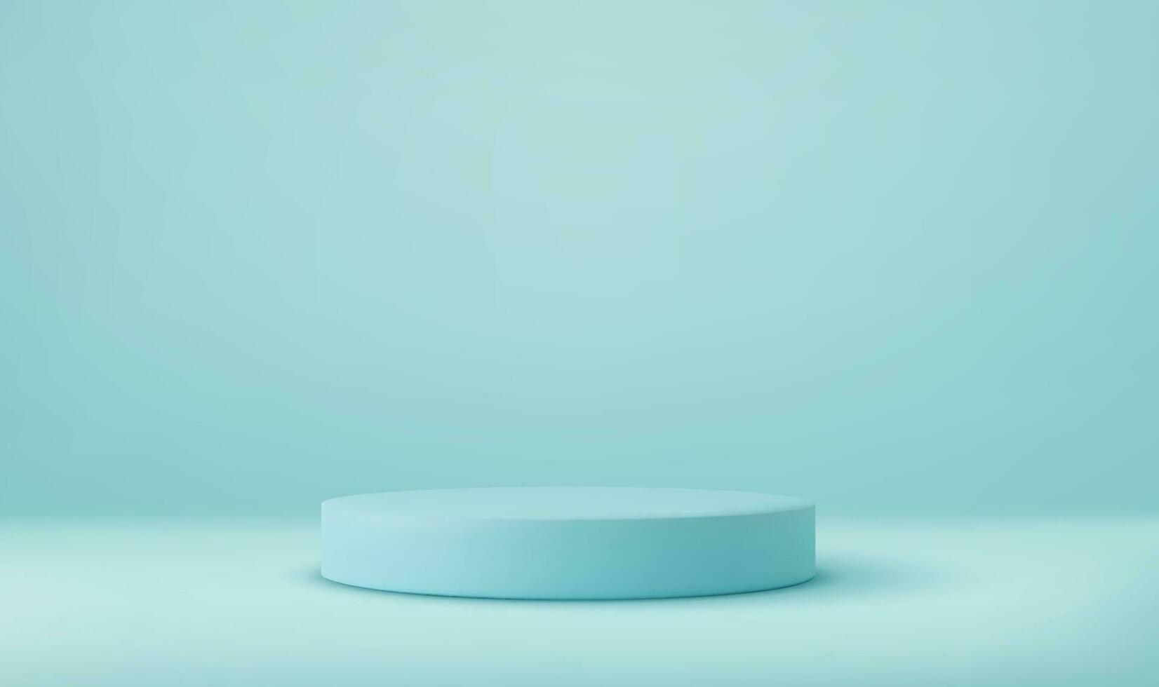 3d Shiny round pedestal podium. background can be add on banners flyers or web. podium for outstanding luxury product advertising. 3d rendering. Vector illustration