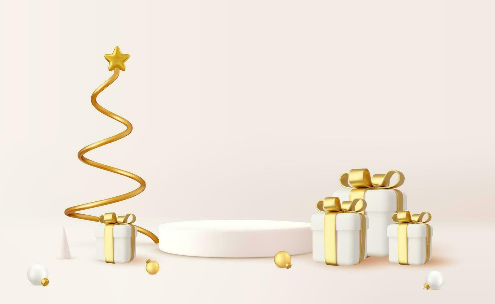 3d christmas design, vector