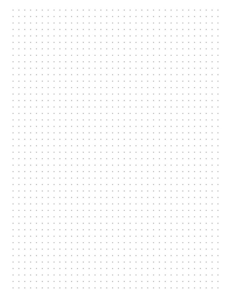 Grid paper. Dotted grid on white background. White geometric pattern for school, copybooks, diary, notes, banners, print, books. Black dot grid graph paper template for notebooks. vector illustration.