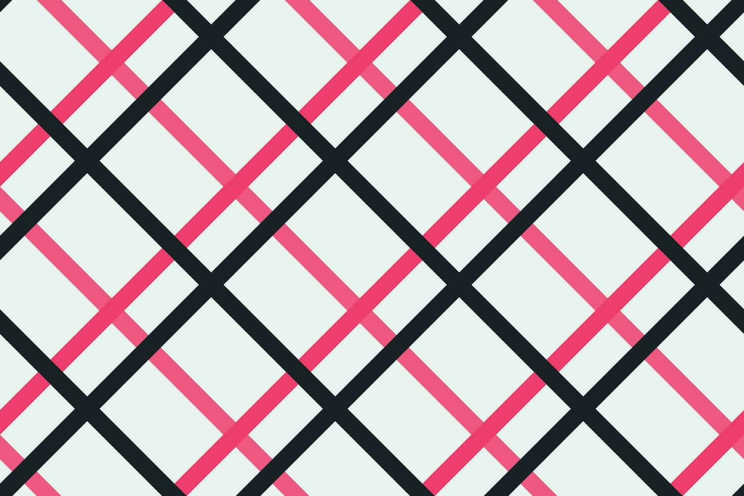 Geometric seamless pattern. Abstract geometric graphic design with black, pink and white color vector