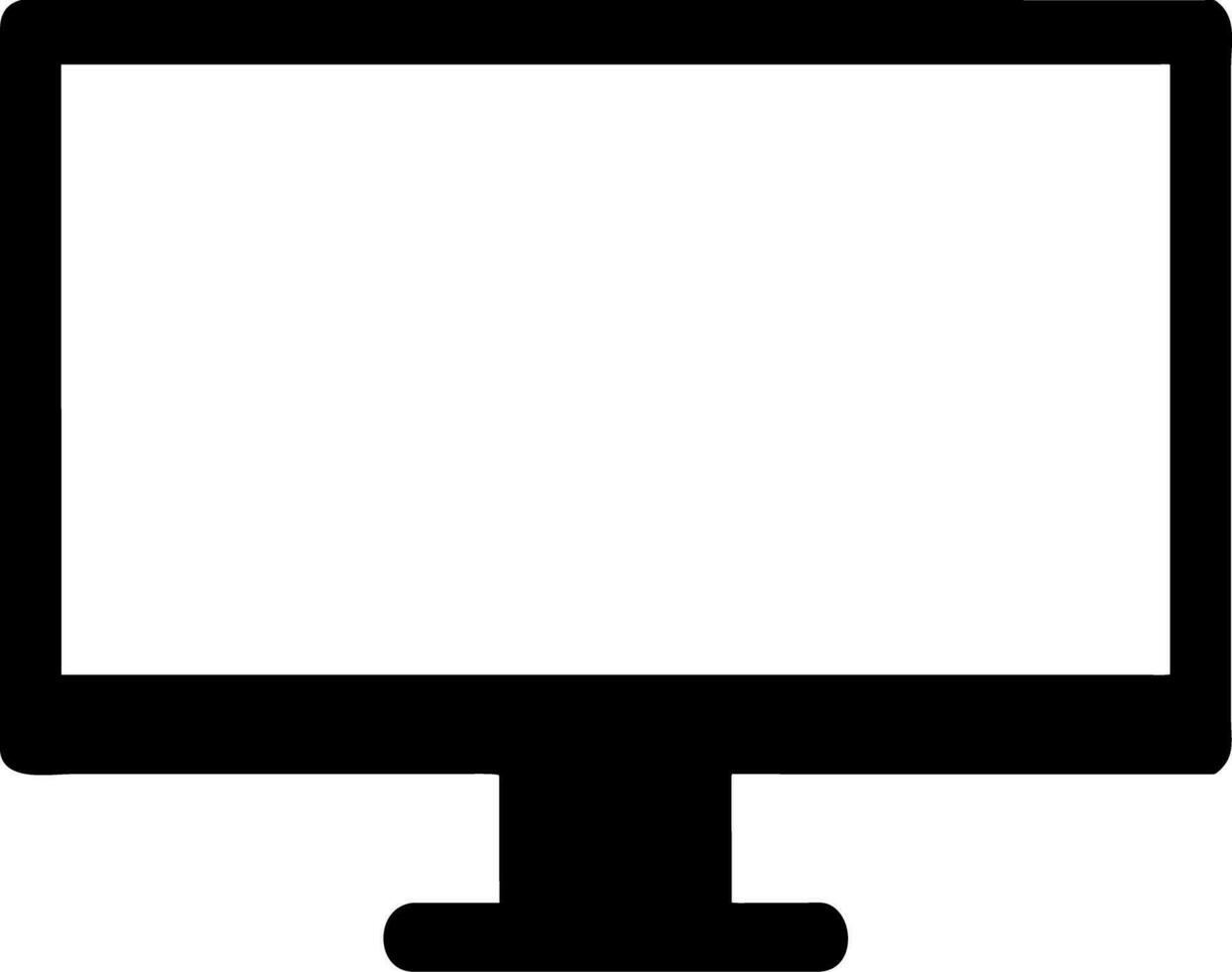 monitor dibujos animados icono vector