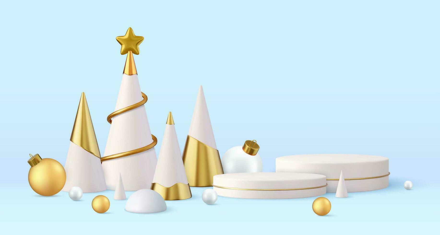3d christmas design, vector