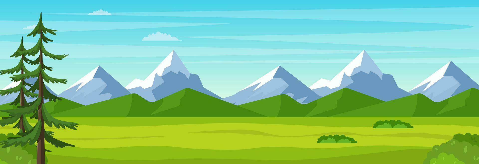 Mountain Cartoon Vector Art, Icons, and Graphics for Free Download
