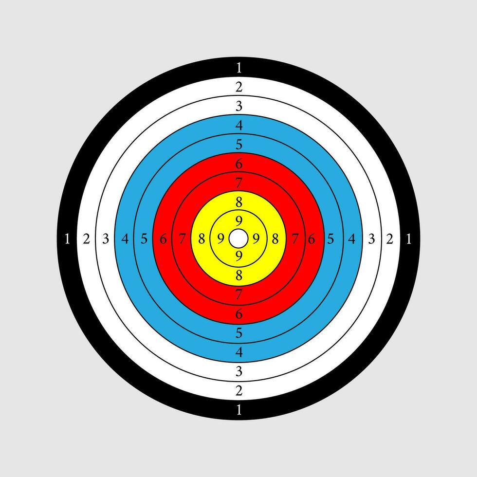 Target vector illustration