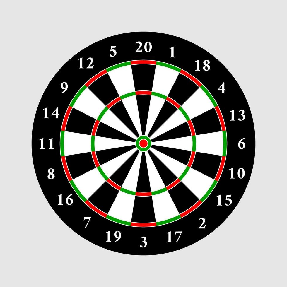 Dartboard vector illustration