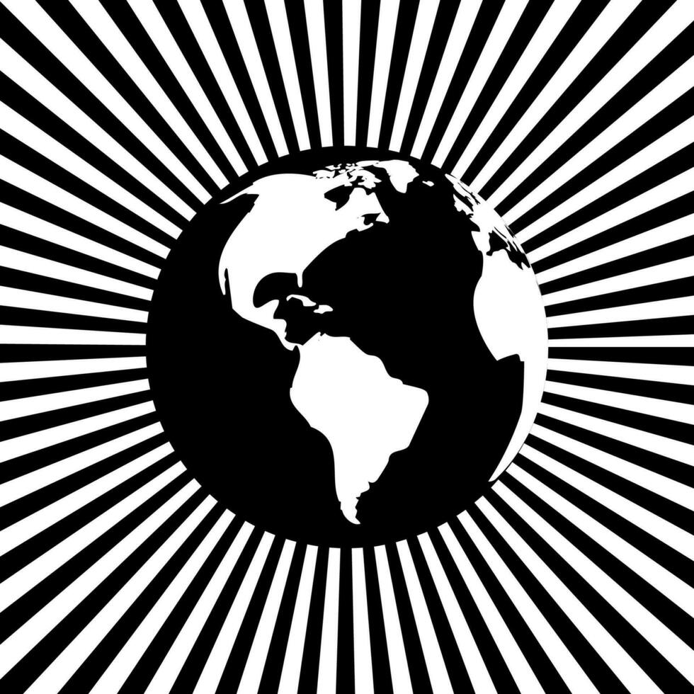 vector globo icono de el mundo