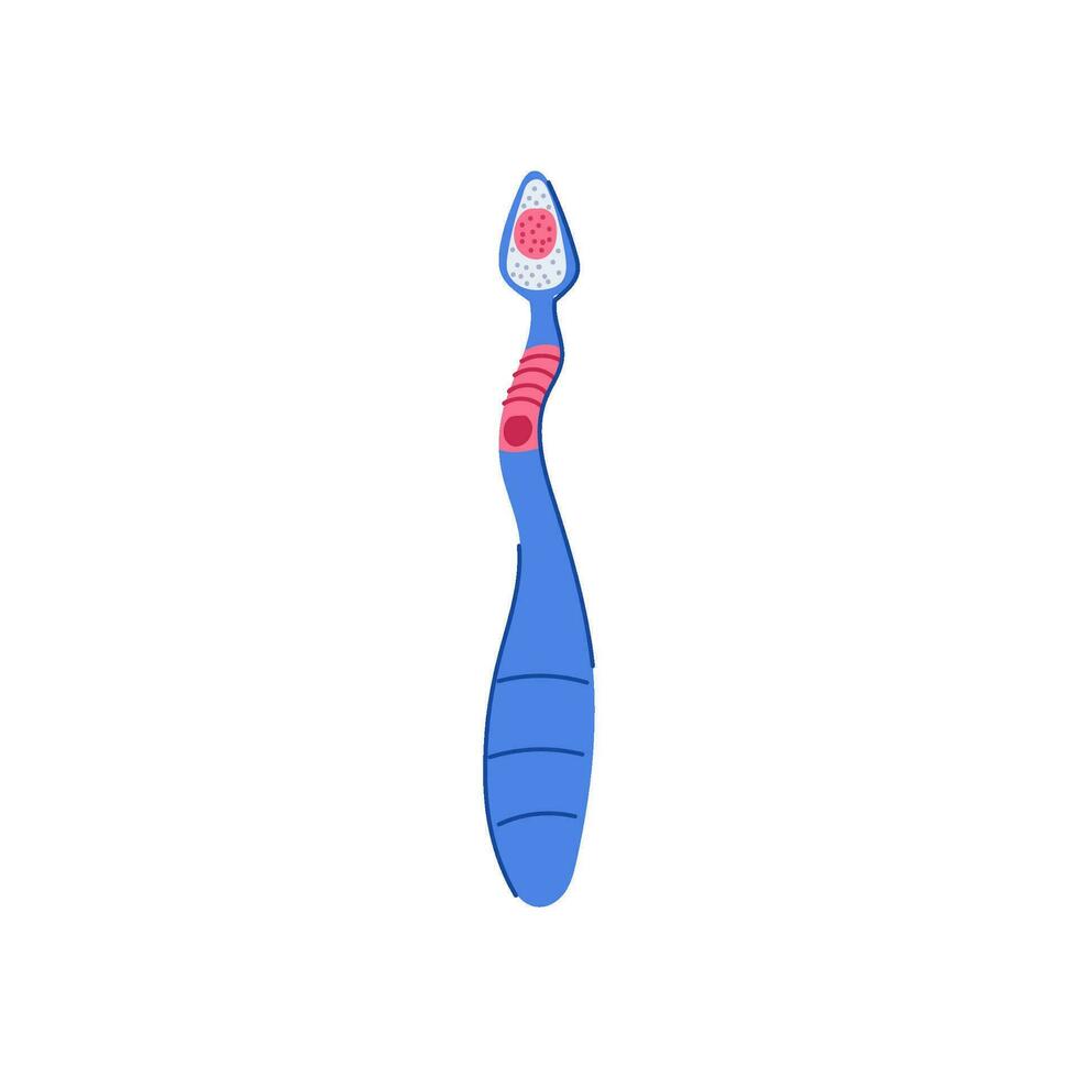 brush kid toothbrush cartoon vector illustration
