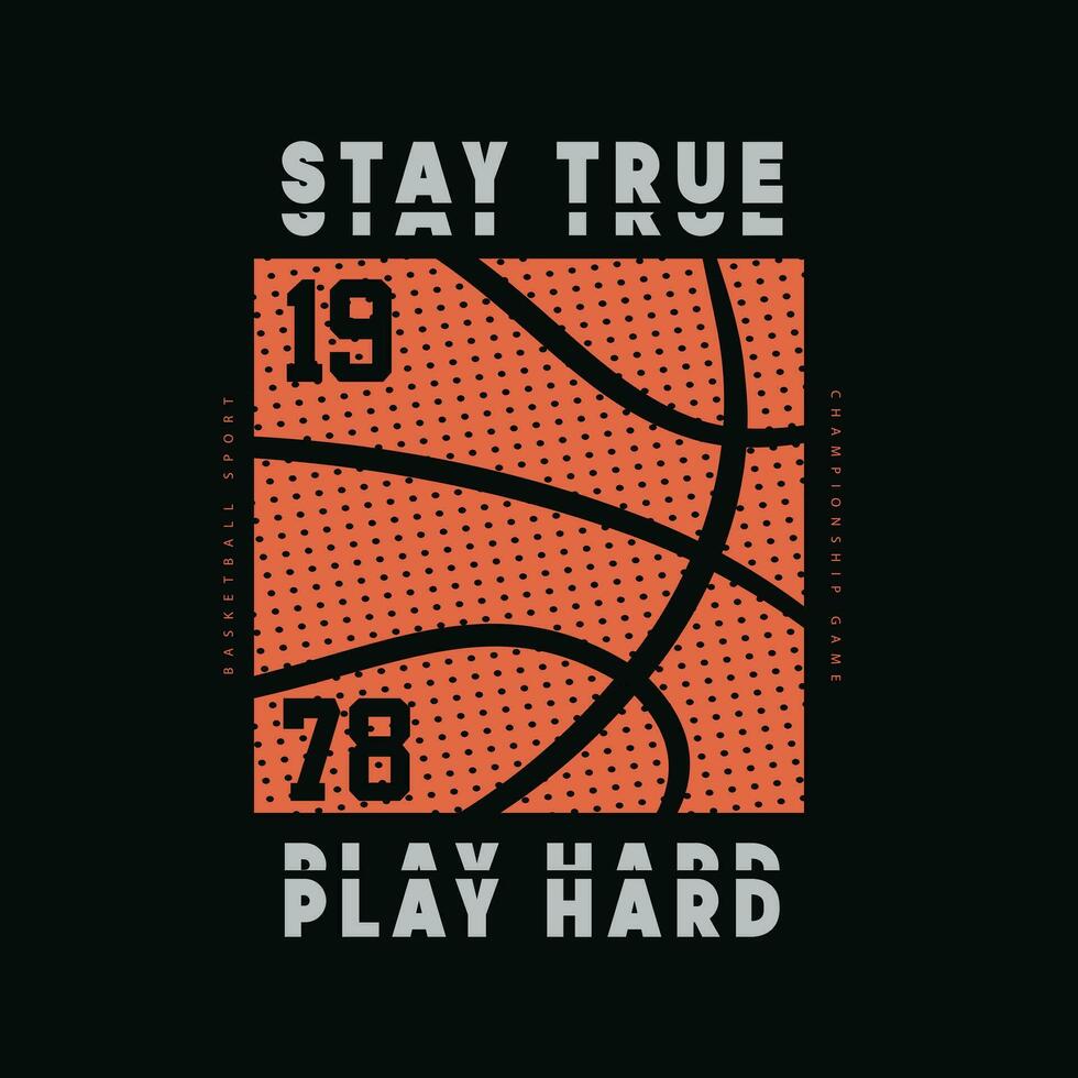 Vector illustration on the theme of basketball. t-shirt graphics, poster, banner, flyer, print and postcard