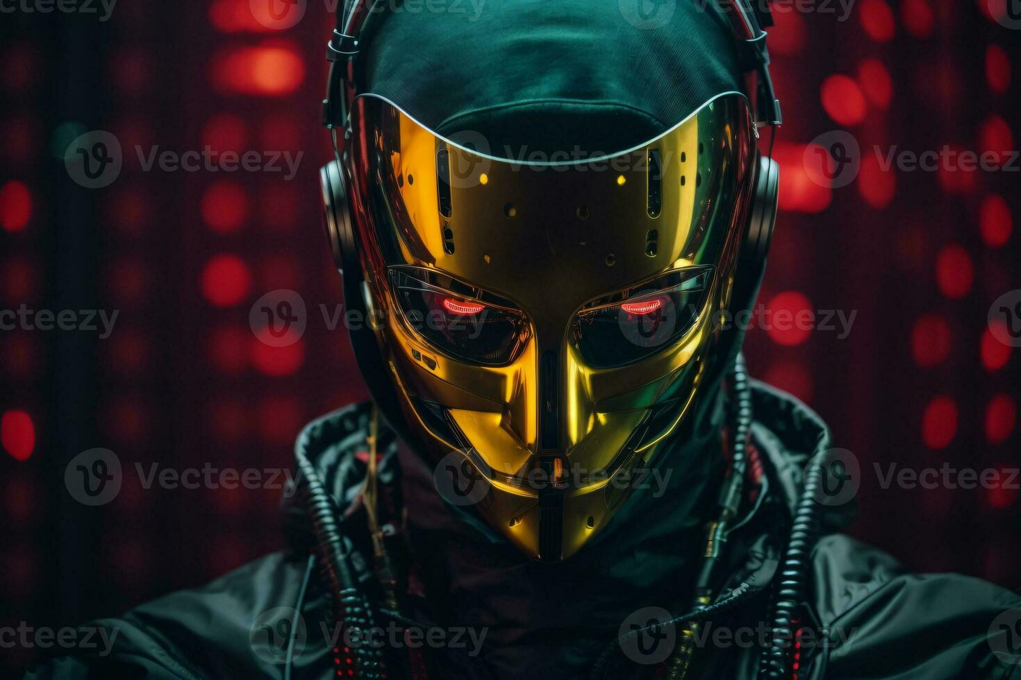 AI generated An anonymous hacker with the hoodie, Concept of Hacking, Cybersecurity, Cybercrime, and Cyberattack. photo