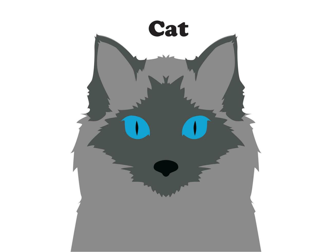 hermosa himalaya gato vector con detallado ilustración y encantador expresiones en vector Arte