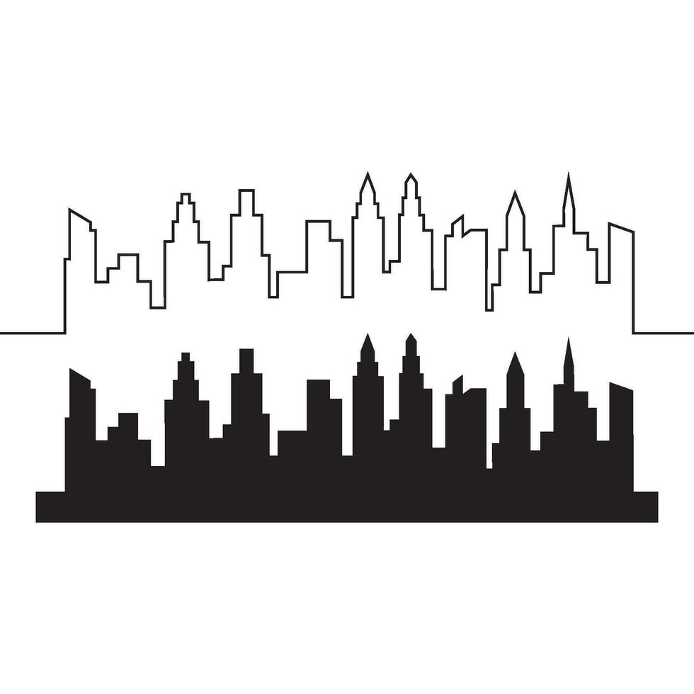 Modern City skyline vector