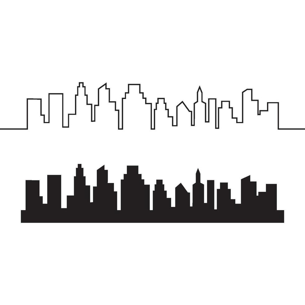 Modern City skyline vector