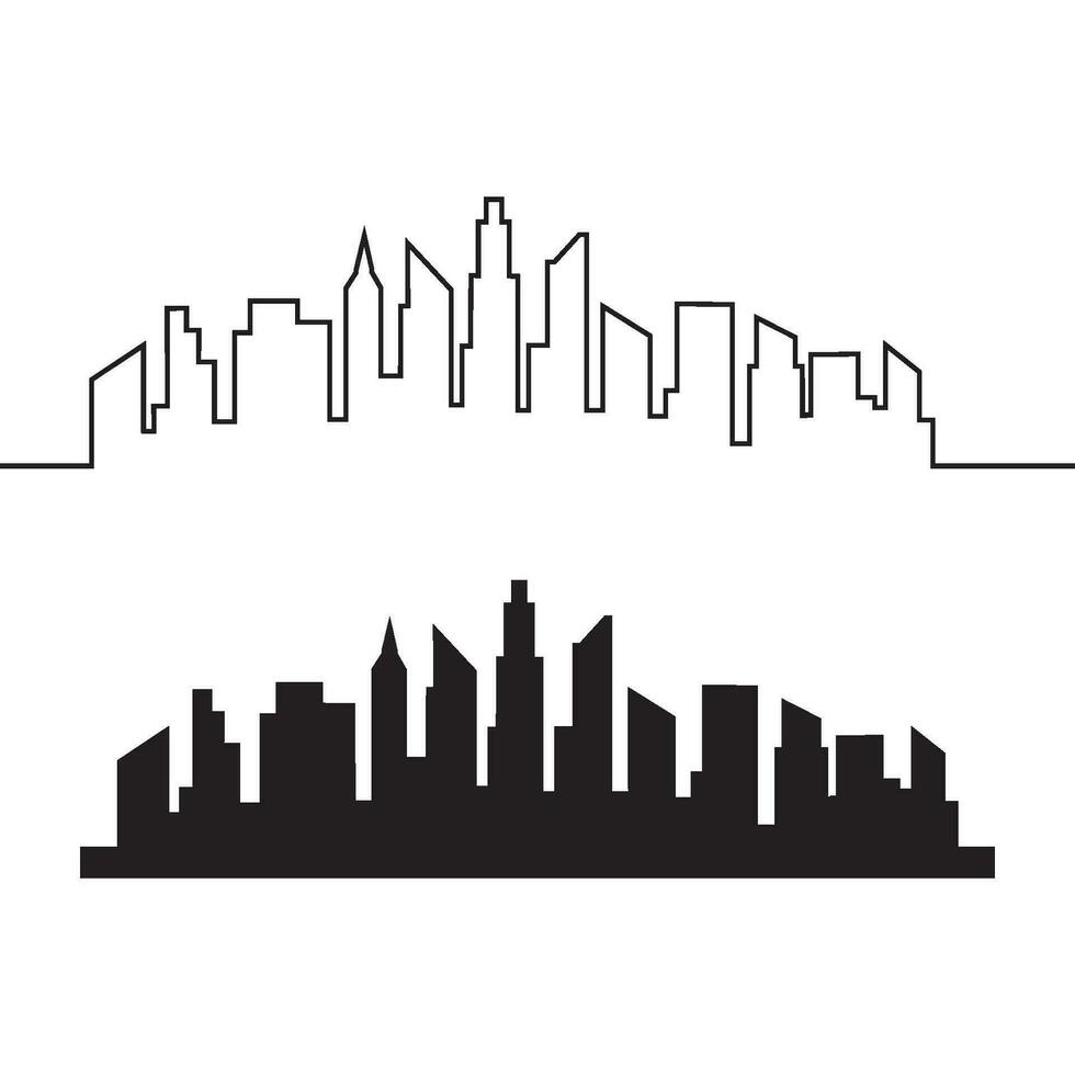 Modern City skyline vector