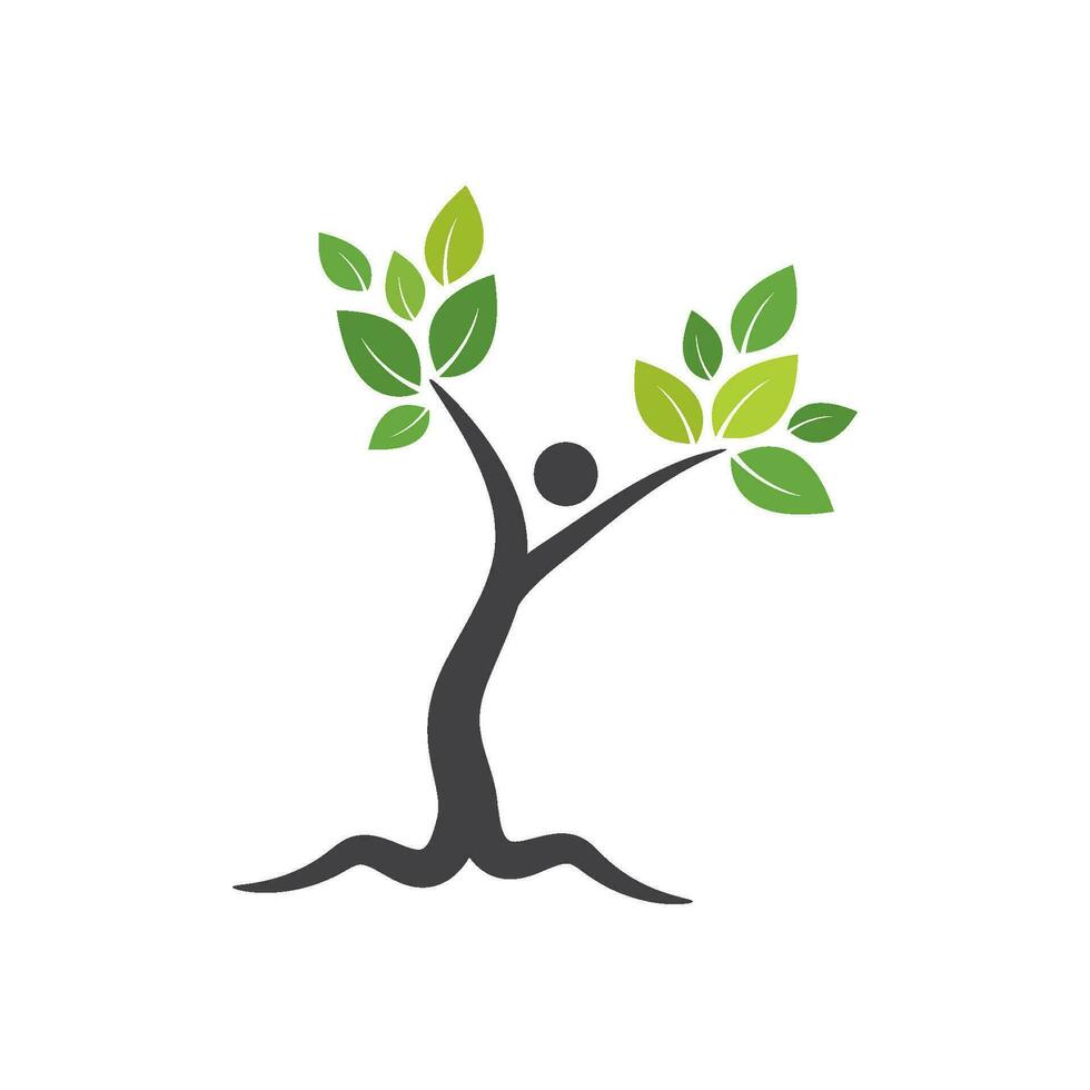 Tree branch vector ilustration design