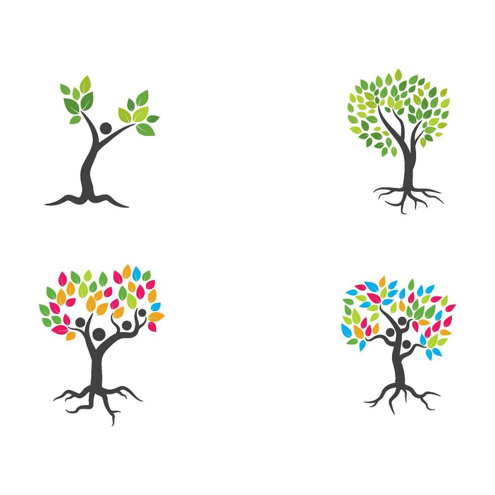 Tree branch vector ilustration design