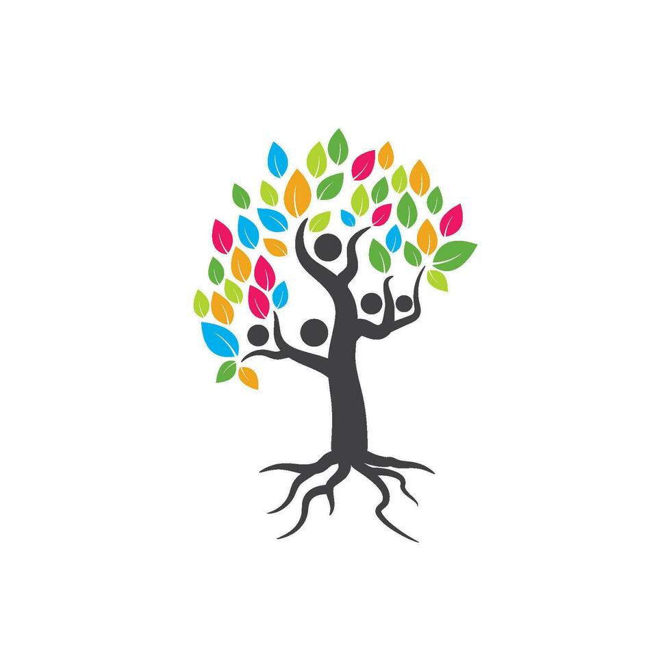 Tree branch vector ilustration design