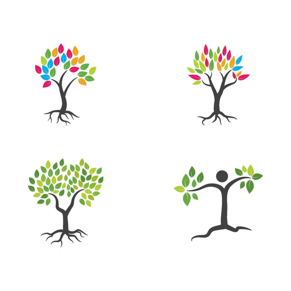 Tree branch vector ilustration design