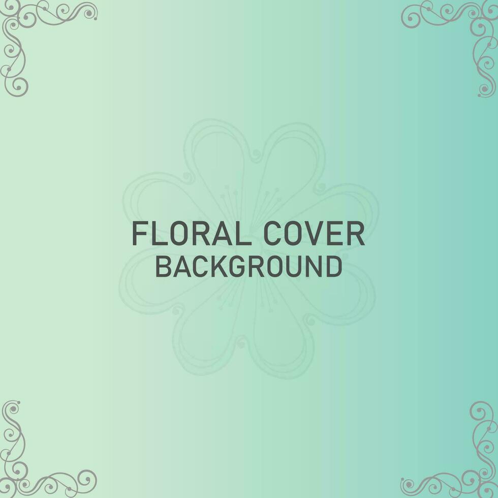 Flourish ornamental luxury cover background. Floral Cover design for book, greeting card,  banner, poster, frame, invitation. vector