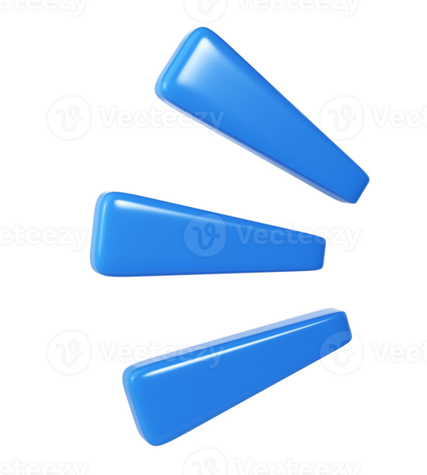 3d element jul vinter- tre rader tycka om ljud applåder dekorativ blå Färg. realistisk design i plast tecknad serie stil transparent illustration png