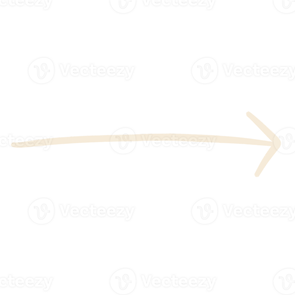 Sketch Line Arrow Element png