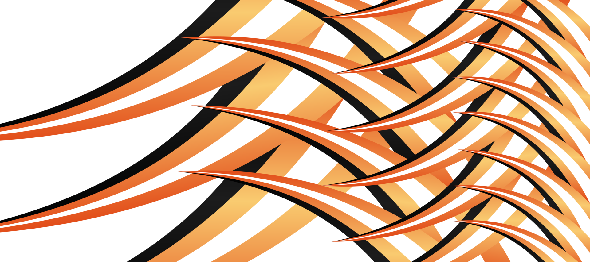 abstract eagle wings feather orange gradient background transparent png