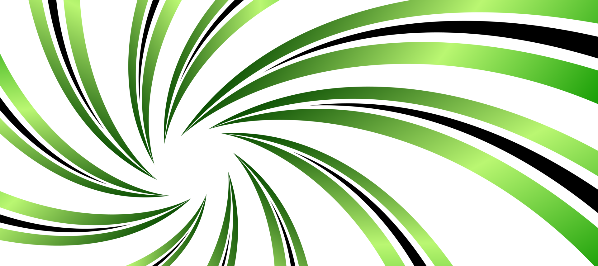 abstrato verde gradiente espiral vórtice circular modelo transparente png