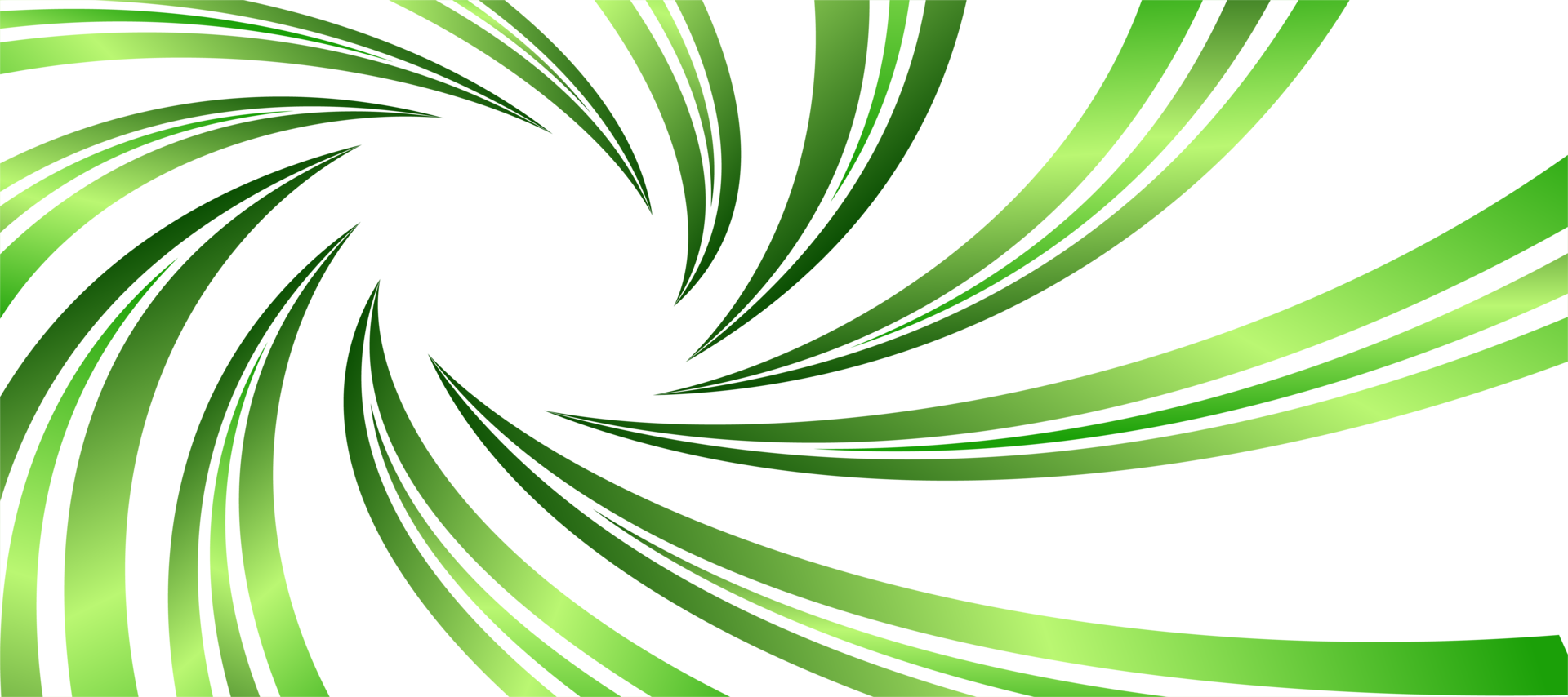 abstract vortex green gradient flowing spiral curl template background transparent png
