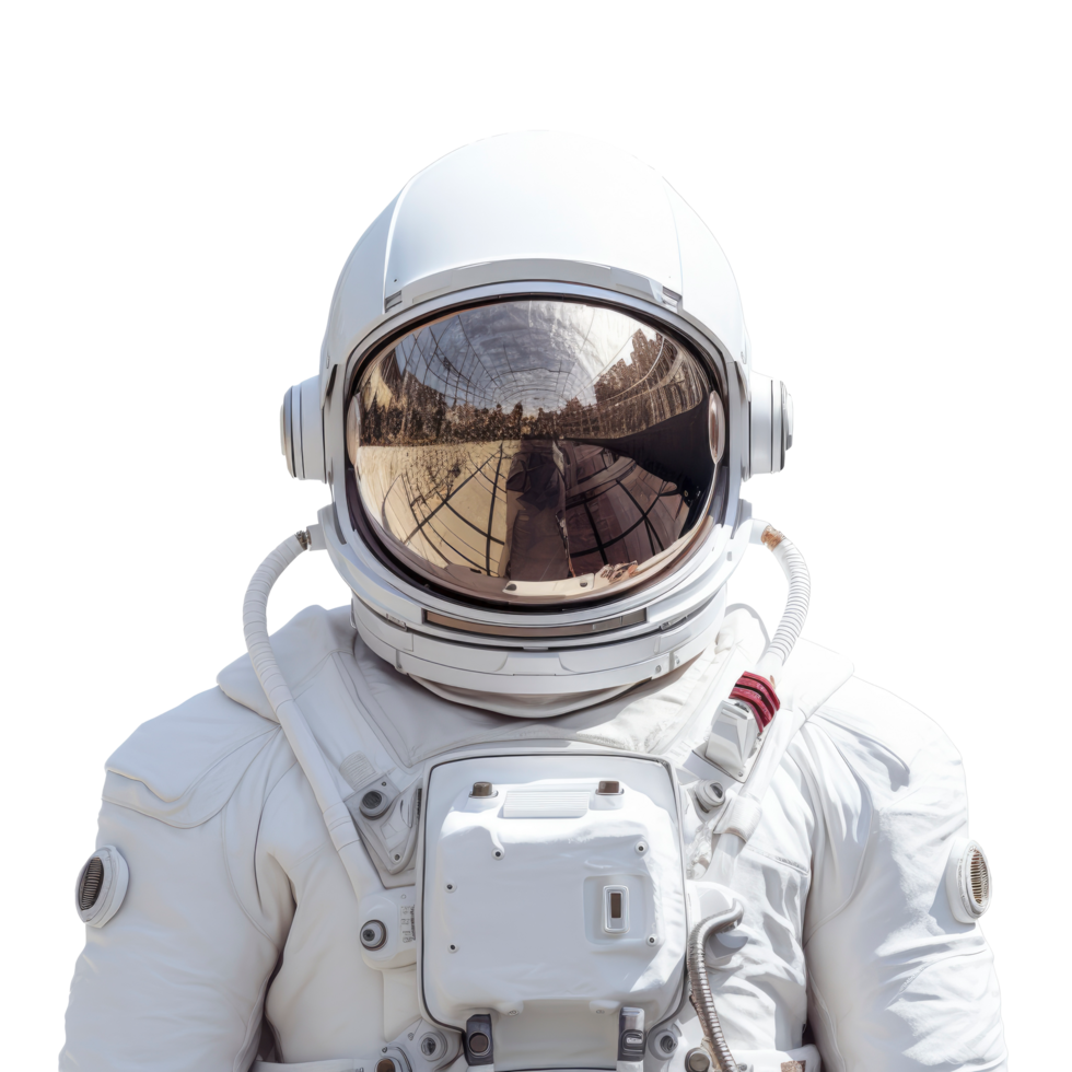 AI generated Astronaut isolated on a transparent background. png