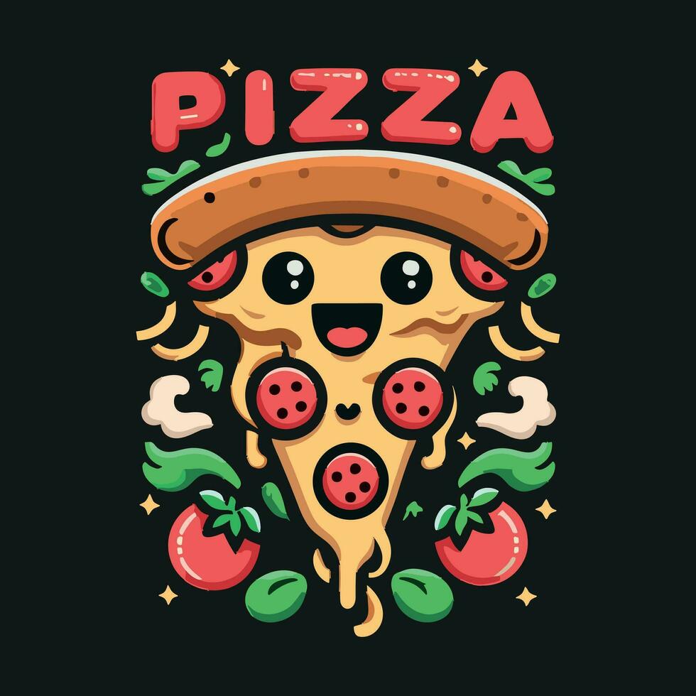 pizza just for me t shirt design vector