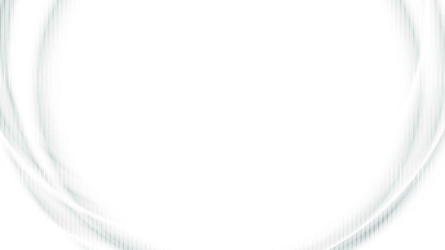 Abstract  white and gray color, modern design stripes background with geometric round shape. Vector illustration.