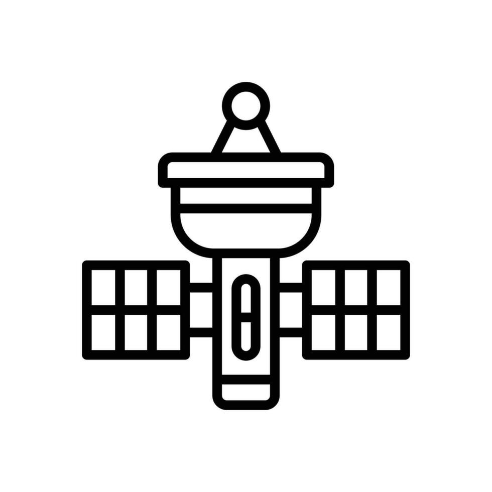 satellite icon. vector line icon for your website, mobile, presentation, and logo design.